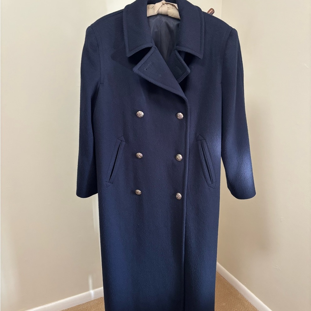 Perry Ellis Midnight Blue Coat
